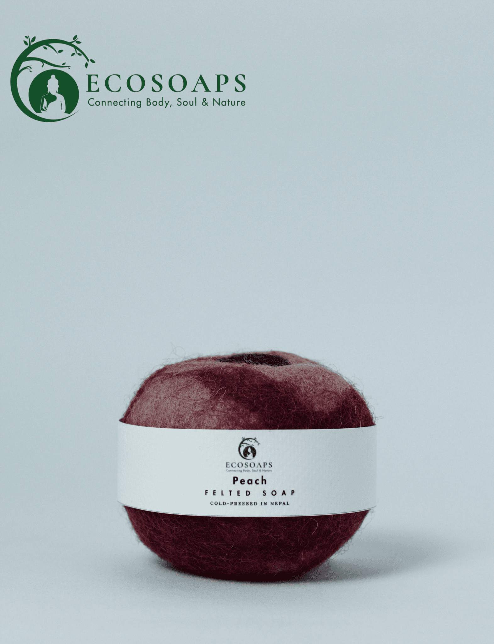 Peach Felt Soap