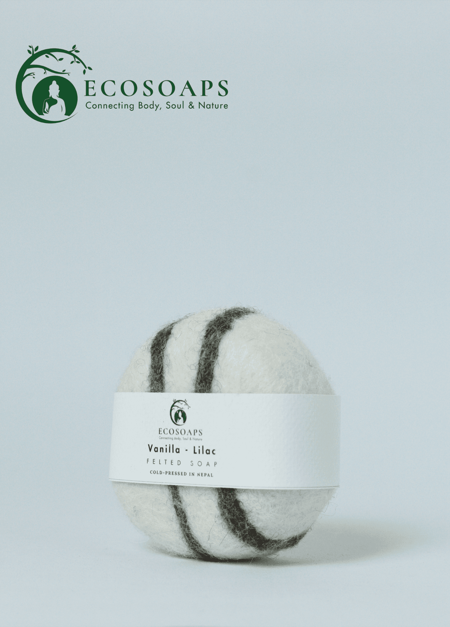 Vanilla-Lilac Felt Soap 3