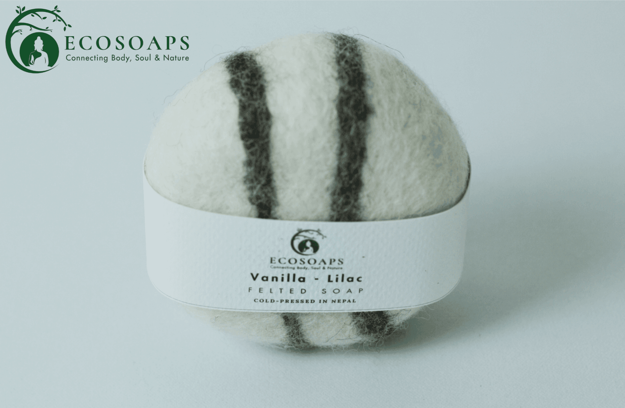 Vanilla-Lilac Felt Soap 4